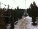 Under the Ruby lift Heading back to North Peak told a sadder story: there's no snow here