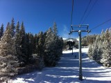 Under the Beaver Run lift