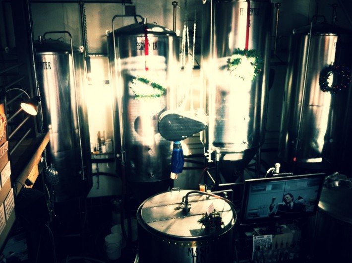 Breckenridge Brewery kettles
