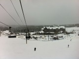 Cloudy, snowy day at Breckenridge Peak 8