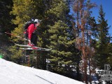 Devin in mid-air